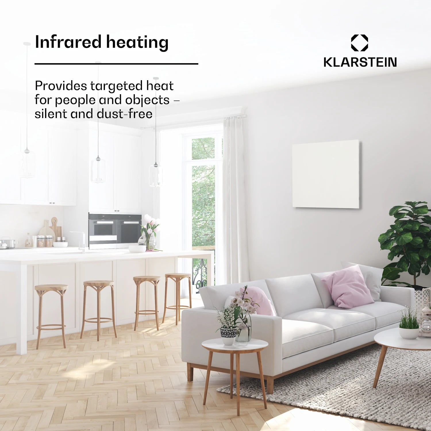Wonderwall Infinite Infrared Heating Panel — 300W White