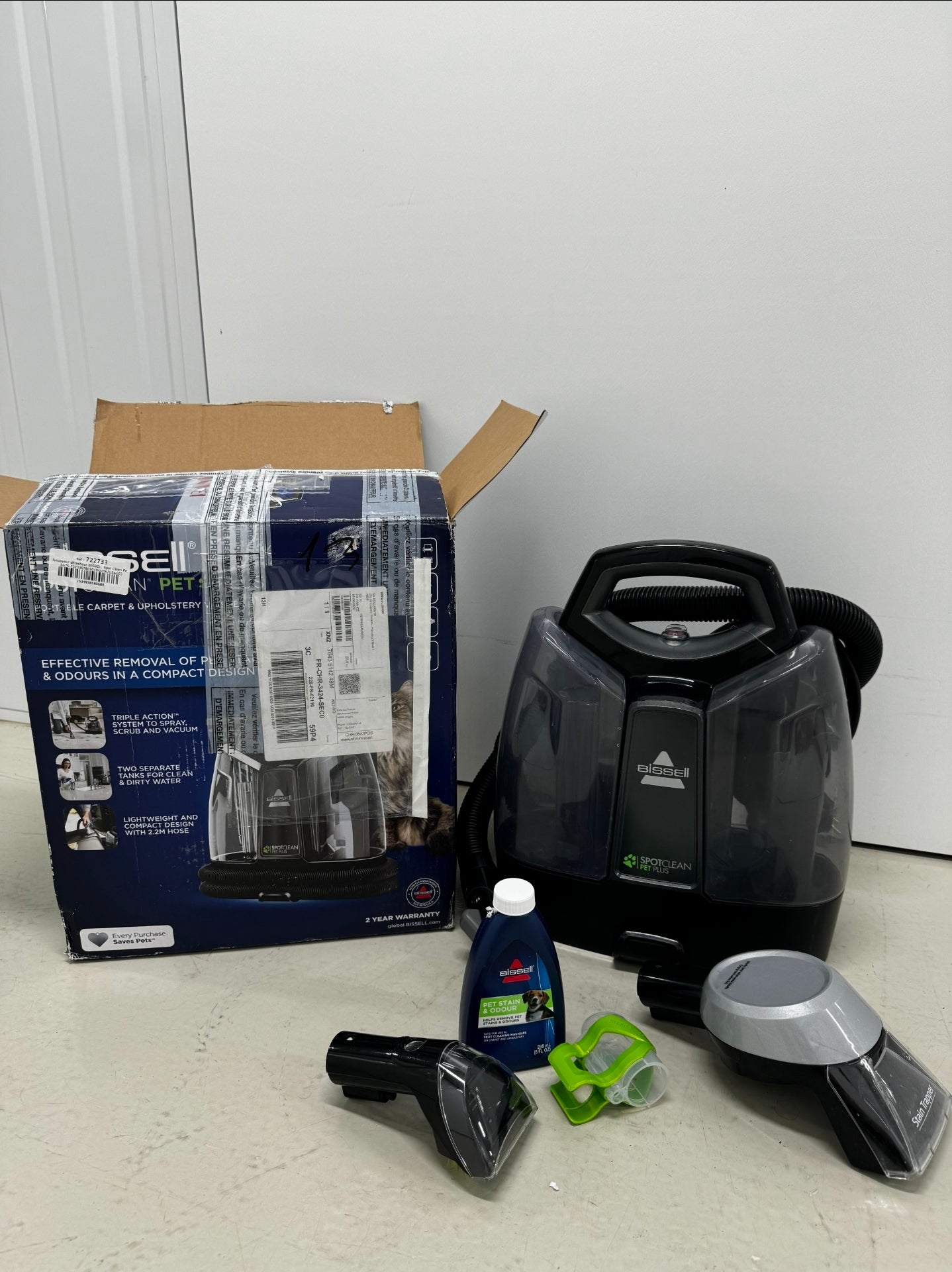 Bissell SpotClean Pet Pro Portable Carpet & Upholstery Cleaner